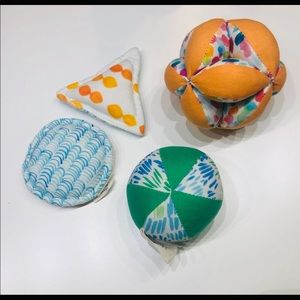 Lovevery Montessori balls and bean bags